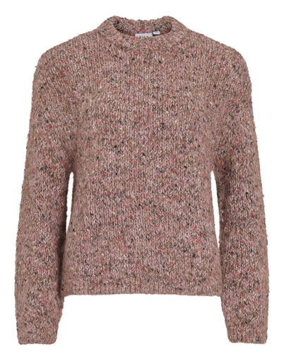 Vila - VILili O-Neck Strik - Nostalgia Rose/Multi